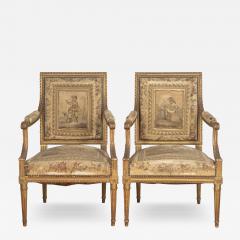 Pair of 19th Century French Armchairs - 3613098