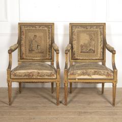 Pair of 19th Century French Gilt Armchairs - 3606231