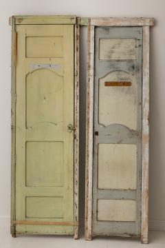 Pair of 19th Century French Louis XV Style Solid Wood Doors In Original Paint - 668779