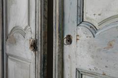 Pair of 19th Century French Louis XV Style Solid Wood Doors In Original Paint - 668780