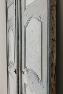 Pair of 19th Century French Louis XV Style Solid Wood Doors In Original Paint - 668788