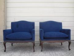 Pair of 19th Century French Louis XV XVI Style Walnut Marquise - 4265213