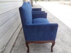 Pair of 19th Century French Louis XV XVI Style Walnut Marquise - 4265259