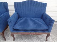 Pair of 19th Century French Louis XV XVI Style Walnut Marquise - 4265469
