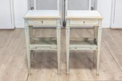 Pair of 19th Century French Marble Top Nightstands - 3964815