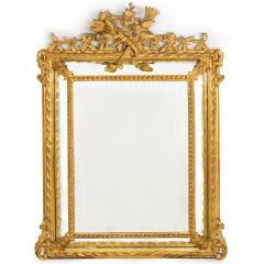 Pair of 19th Century French Neoclassical Antique Giltwood Wedding Mirrors - 4463222