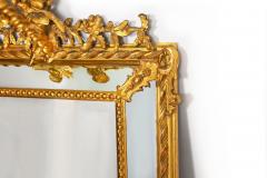 Pair of 19th Century French Neoclassical Antique Giltwood Wedding Mirrors - 4463225