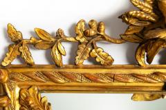 Pair of 19th Century French Neoclassical Antique Giltwood Wedding Mirrors - 4463226