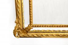 Pair of 19th Century French Neoclassical Antique Giltwood Wedding Mirrors - 4463231