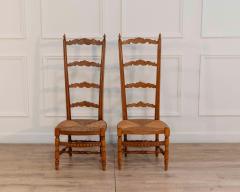 Pair of 19th Century French Proven al Nurse s Chairs in Beechwood - 4507220