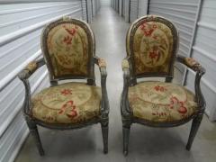 Pair of 19th Century French R gence Style Childrens Chairs - 3831801