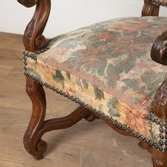 Pair of 19th Century French Walnut Armchairs - 3615386