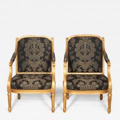 Pair of 19th Century Gilt Armchairs - 3617947