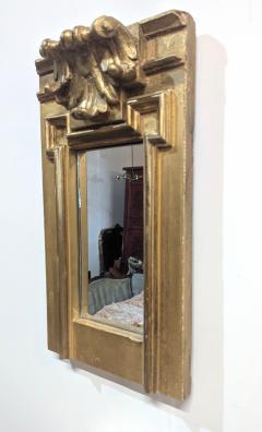 Pair of 19th Century Italian Baroque Giltwood Pier Column Mirrors - 4623241