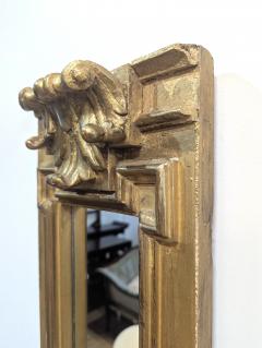 Pair of 19th Century Italian Baroque Giltwood Pier Column Mirrors - 4623243