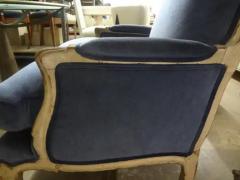 Pair of 19th Century Italian Louis XV XVI Style Painted Marquise - 3669828