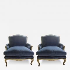 Pair of 19th Century Italian Louis XV XVI Style Painted Marquise - 3671966