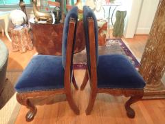 Pair of 19th Century Italian Walnut Childrens Chairs - 4505692