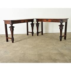 Pair of 19th Century Louis XVI Walnut Consoles - 3877251