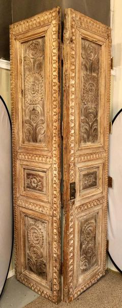 Pair of 19th Century Monumental Folk Art Doorways Mounted as Room Divider - 1272660