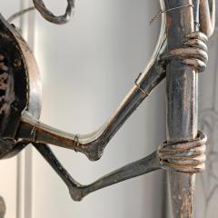 Pair of 19th Century Neo Gothic Italian Wrought Iron Dragon Wall Lights - 3445530