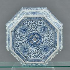 Pair of 19th Century Octagonal Chinese Blue and White Porcelain Garden Seats - 2959160