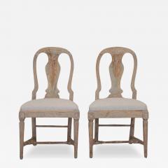 Pair of 19th Century Provincial Gustavian Chairs in Original Paint - 4738869