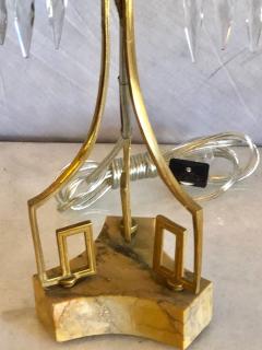 Pair of 19th Century Russian Neoclassical Gilded Bronze Table Lamp - 2941163