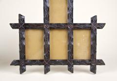 Pair of 19th Century Rustic Black Forest Photo Frames Handcarved AT ca 1880 - 4224357