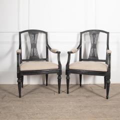 Pair of 19th Century Swedish Armchairs - 3618203