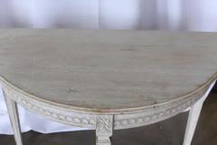 Pair of 19th Century Swedish Gustavian Demilune Tables - 3531802