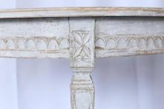 Pair of 19th Century Swedish Gustavian Demilune Tables - 3531838