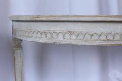 Pair of 19th Century Swedish Gustavian Demilune Tables - 3531839