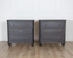 Pair of 19th Century Swedish Painted Chests of Drawers - 4223150