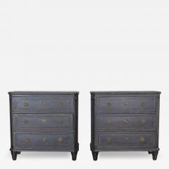 Pair of 19th Century Swedish Painted Chests of Drawers - 4225684