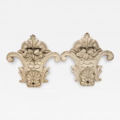 Pair of 19th c French Woodwork Corbels - 3251605