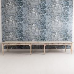 Pair of 19th c Italian Tables from a Convent in Original Paint - 4565948