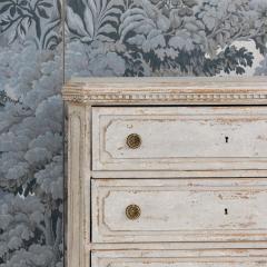 Pair of 19th c Swedish Gustavian Painted Bedside Commodes - 4538950
