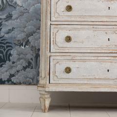 Pair of 19th c Swedish Gustavian Painted Bedside Commodes - 4538951