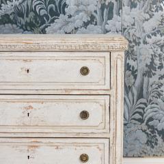 Pair of 19th c Swedish Gustavian Painted Bedside Commodes - 4538952