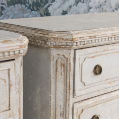 Pair of 19th c Swedish Gustavian Painted Bedside Commodes - 4538954