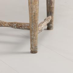 Pair of 19th c Swedish Gustavian Period Shield Back Chairs in Original Paint - 4146934