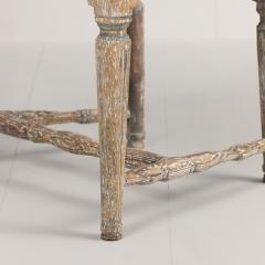 Pair of 19th c Swedish Gustavian Period Shield Back Chairs in Original Paint - 4146936
