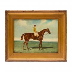 Pair of 19th century British equestrian oil paintings - 4175802