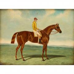 Pair of 19th century British equestrian oil paintings - 4175805