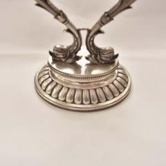 Pair of 19th century Italian Silver candlesticks - 4092965