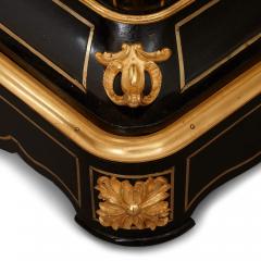 Pair of 19th century hardstone ormolu and ebonised wood pedestal cabinets - 3178360