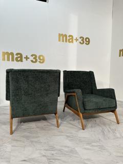 Pair of 2 Italian Contemporary Armchair 1970s - 3572961