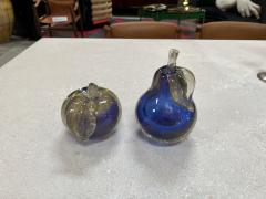Pair of 2 Italian Decorative Murano Fruit Object 1960 - 3232331