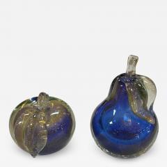 Pair of 2 Italian Decorative Murano Fruit Object 1960 - 3236110